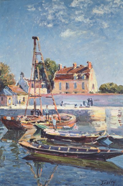 Segelboote, ca. 1885 von Alfred Sisley